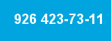 926 423-73-11 926 423-73-11